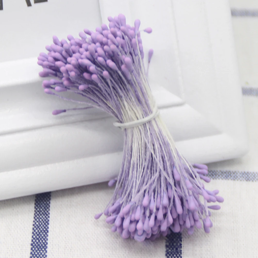 В наличии 400 шт./лот Декор тычинки для цветов пестик свадебное украшение ручной