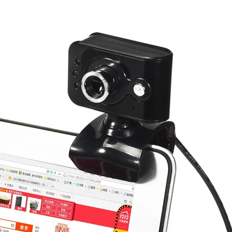20 Мп USB 2 0 HD веб камера 3 светодиодный Встроенный микрофон для ПК