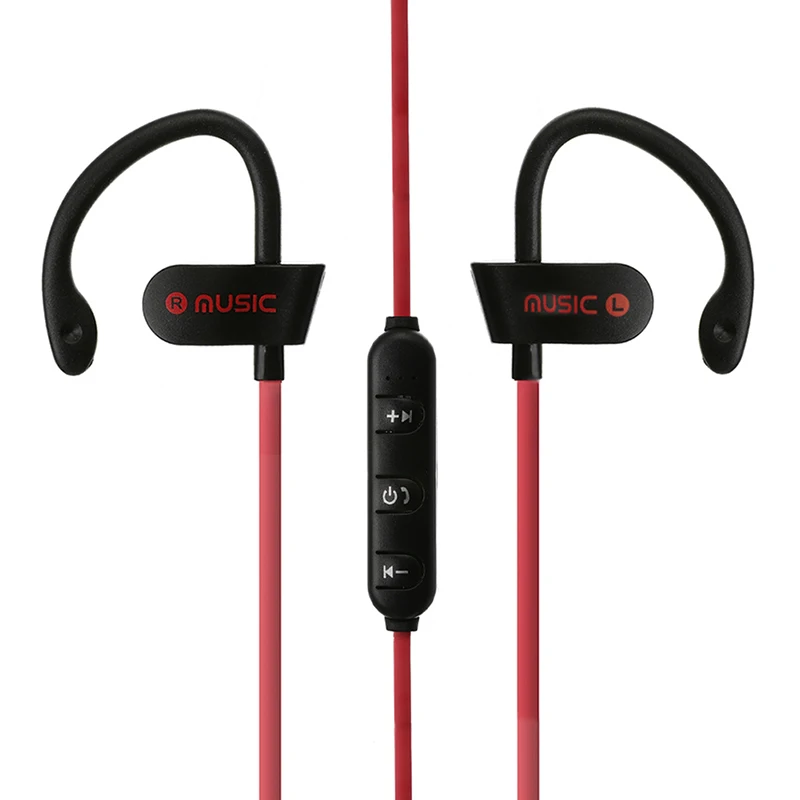 Беспроводная Bluetooth 4 1 Спортивная гарнитура с защитой от пота стереонаушники