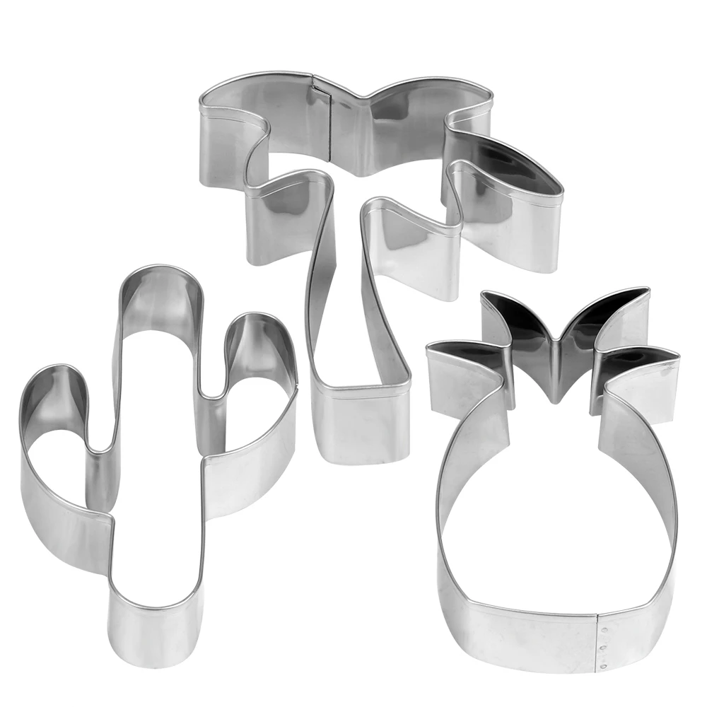 Фламинго ананас кактус печенье фотоформа форма для печенья инструмент тиснения