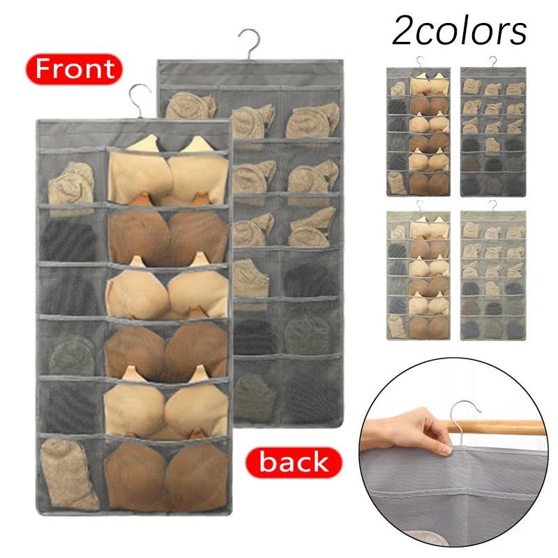 Oford Многослойные Карманы двери стены Носки Бюстгальтер органайзер для хранения