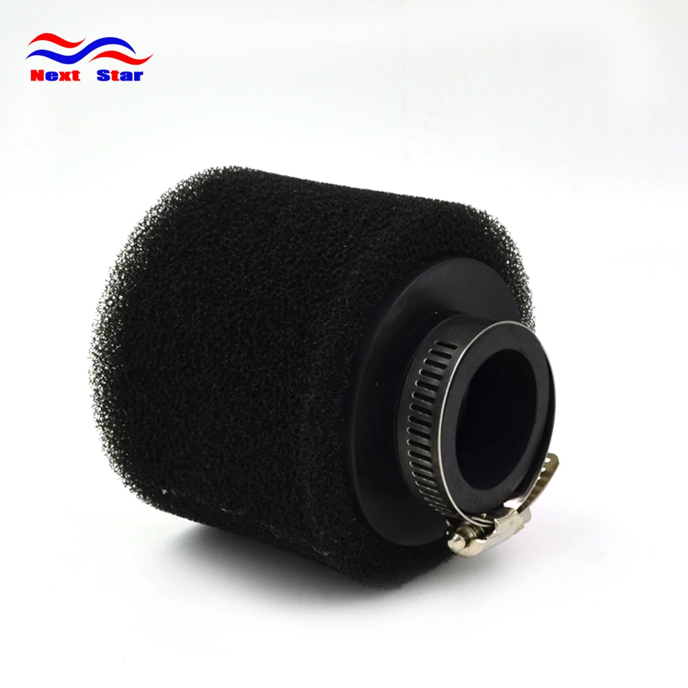 Motorcycle 35MM Black Straight Double Layer Foam Sponge Air Filter Cleaner For Mini Pocket 50 70 90 110CC Pit Bike ATV Scooter | Автомобили