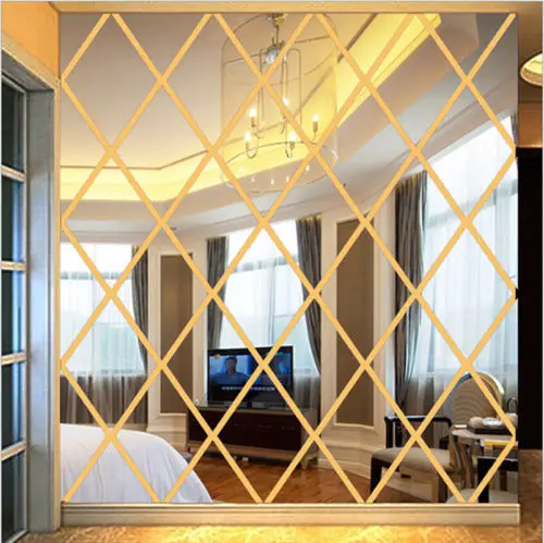 50*100 см съемная 3D зеркальная акриловая настенная наклейка DIY художественная