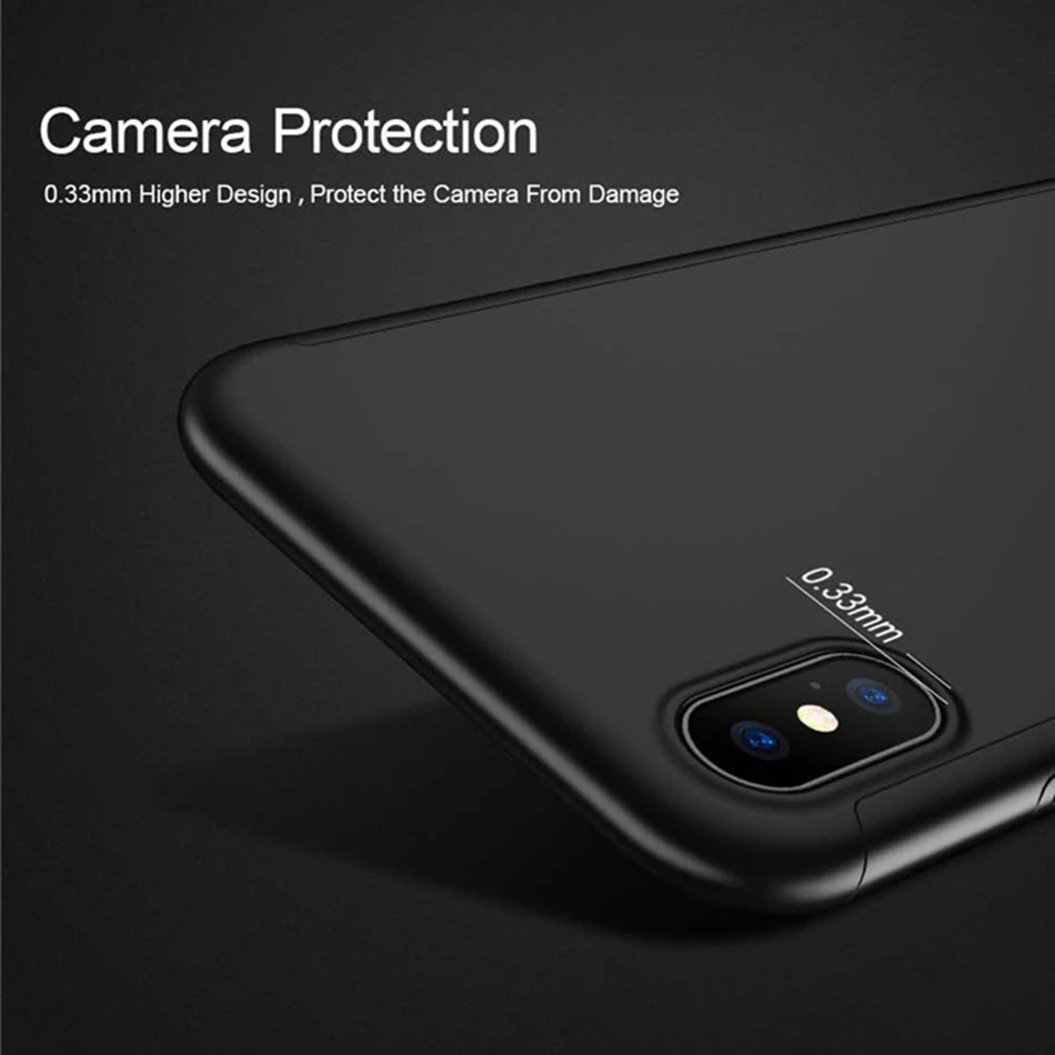Чехлы CASEIER с полным покрытием 360 градусов для телефонов iPhone 6 6s 7 8 Plus защитным