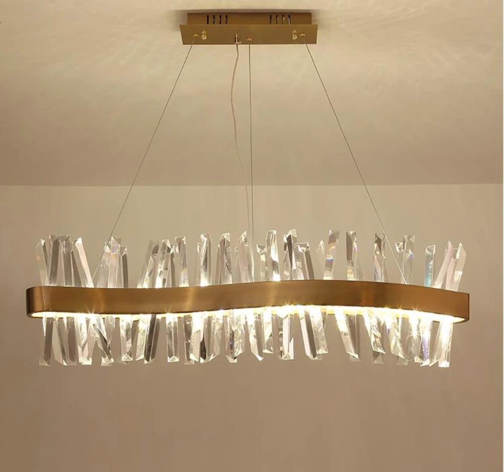 저렴한 북유럽 크리스탈 샹들리에, 직사각형 레스토랑 조명, 럭셔리 바 램프, 주방 램프, 럭셔리 샹들리에 저렴한 북유럽 크리스탈 샹들리에, 직사각형 레스토랑 조명, 럭셔리 바 램프, 주방 램프, 럭셔리 샹들리에