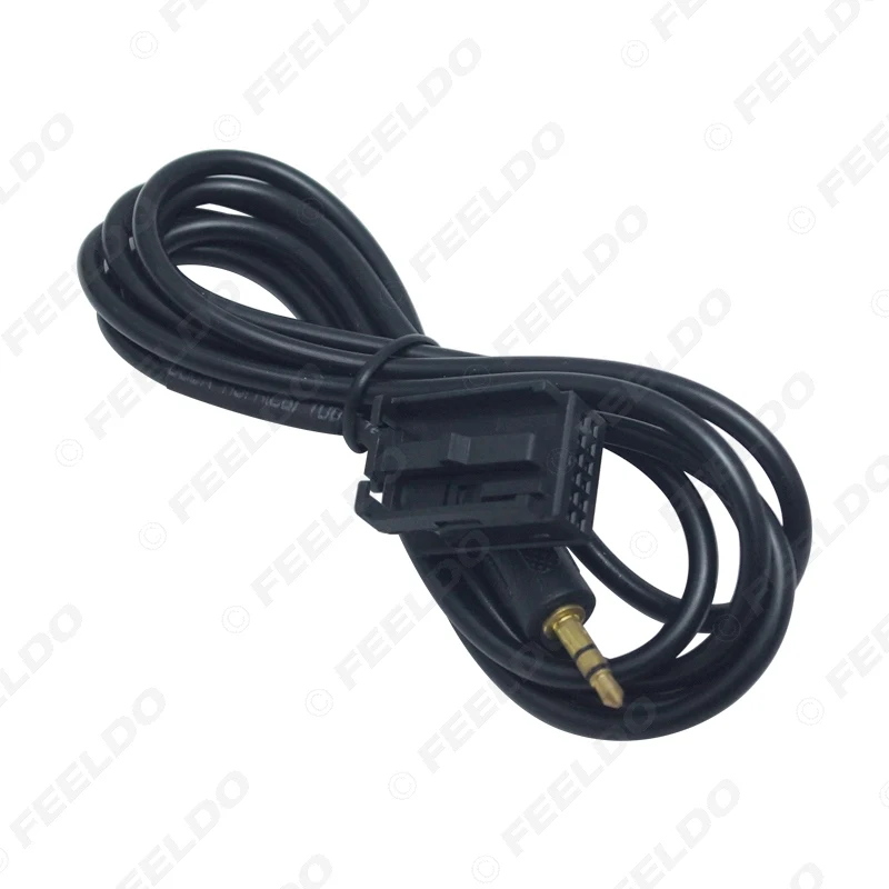 LEEWA 30 шт. автомобильное 12 контактное радио Audi 3 5 мм AUX IN кабель адаптера для Opel CD30 MP3