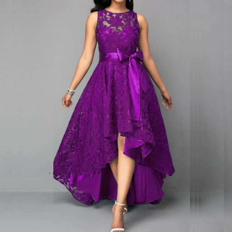 Женское винтажное платье Wipalo длинное большого размера с высокой талией и поясом