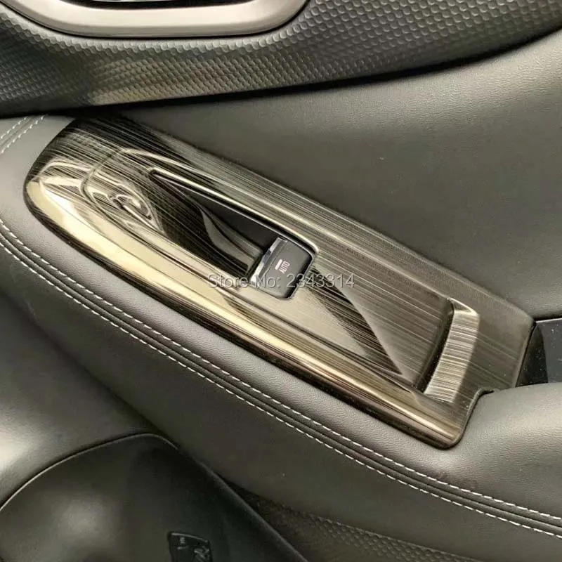 Для Subaru Forester SK 2018 2019 нержавеющая интерьерная дверь подлокотник для панели