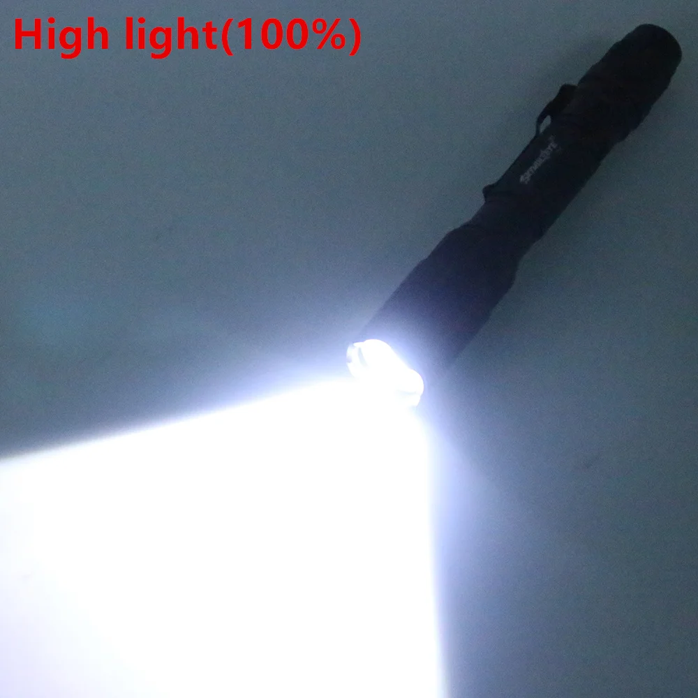 Powerful LED Flashlight Tactical 6000Lm XML T6 Torch light Zoomable Lanterna Waterproof 5 Modes 18650 Rechargeable battery | Освещение