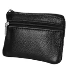 Женский высококачественный кожаный кошелек на молнии, держатель для монет и ключей, сумка, вместительные держатели для карт