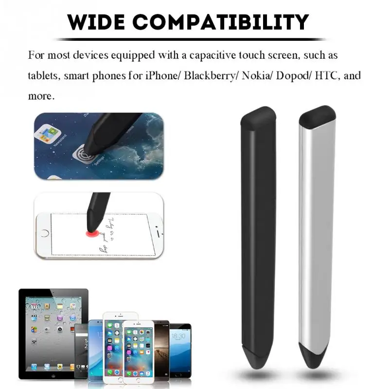 Универсальный сменный плоский емкостный стилус для сенсорного экрана iPhone Nokia
