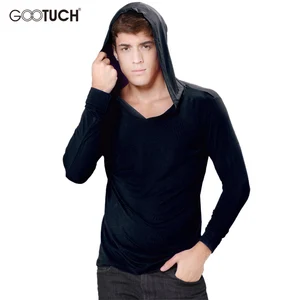 Мужская футболка с капюшоном, Солнцезащитная футболка с длинным рукавом, Повседневная футболка с УФ-защитой и капюшоном, дышащая легкая футболка для выступлений