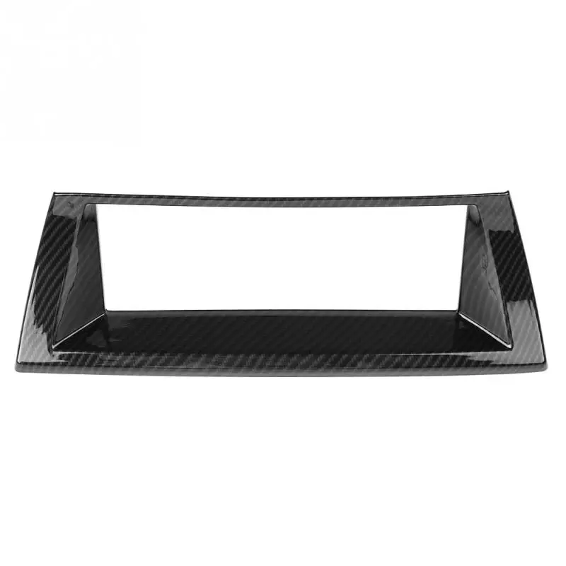 Carbon Fiber Interior Centre Console GPS Navigation Frame Cover Trim Universal for BMW X5 E70 2008 2009 2010 2011 2012 2013 | Автомобили и