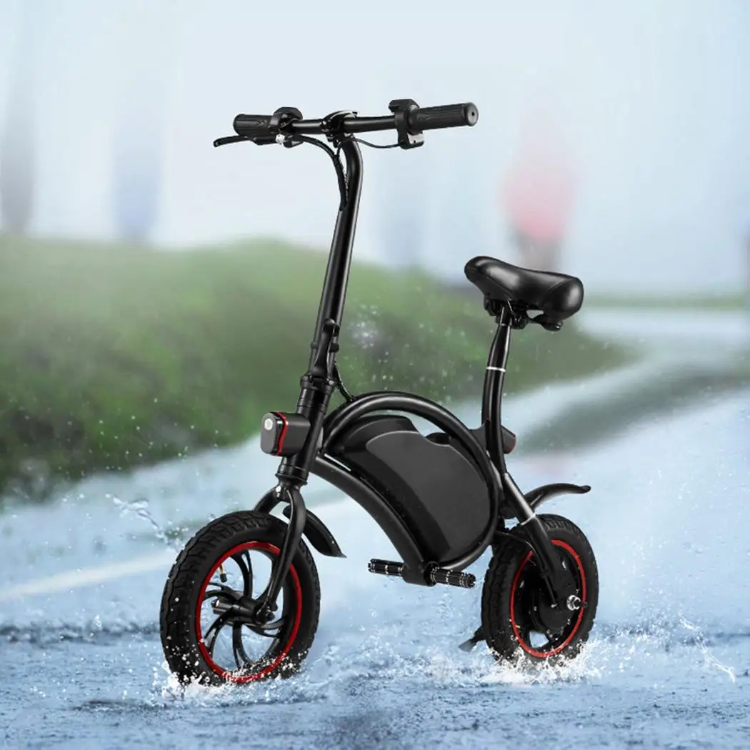 Electric Bike Folding Portable Bicycle Range Adult Student Woman Mini Aluminum Alloy Smart Moped | Спорт и развлечения