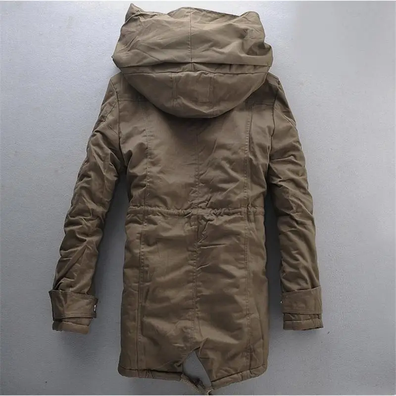 Men Jacket and Coats 2018 Winter Men Warm Coats Fashion Men Jackets Downs Casual Men Thick Outwears Hooded cotton jacket 6XL