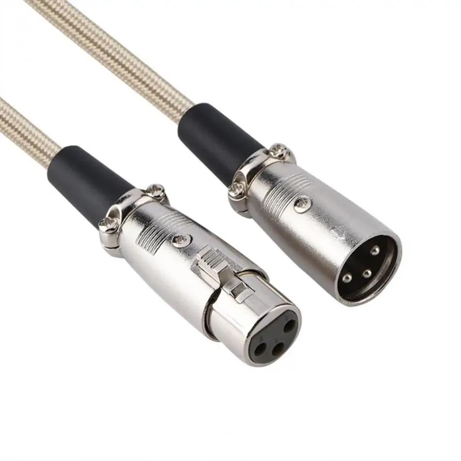 3 Pin XLR папа к Женский микрофон кабель аудио шнур провод микрофона горячая