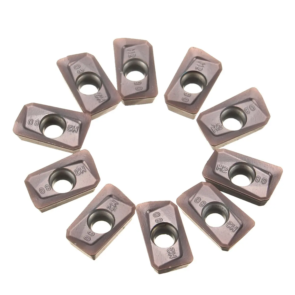 

WOLIKE 40mm/50mm/63mm Face Mill CNC Milling Cutter Head + 10x APMT1135 Carbide Inserts 40CrMo Carbide Alloy