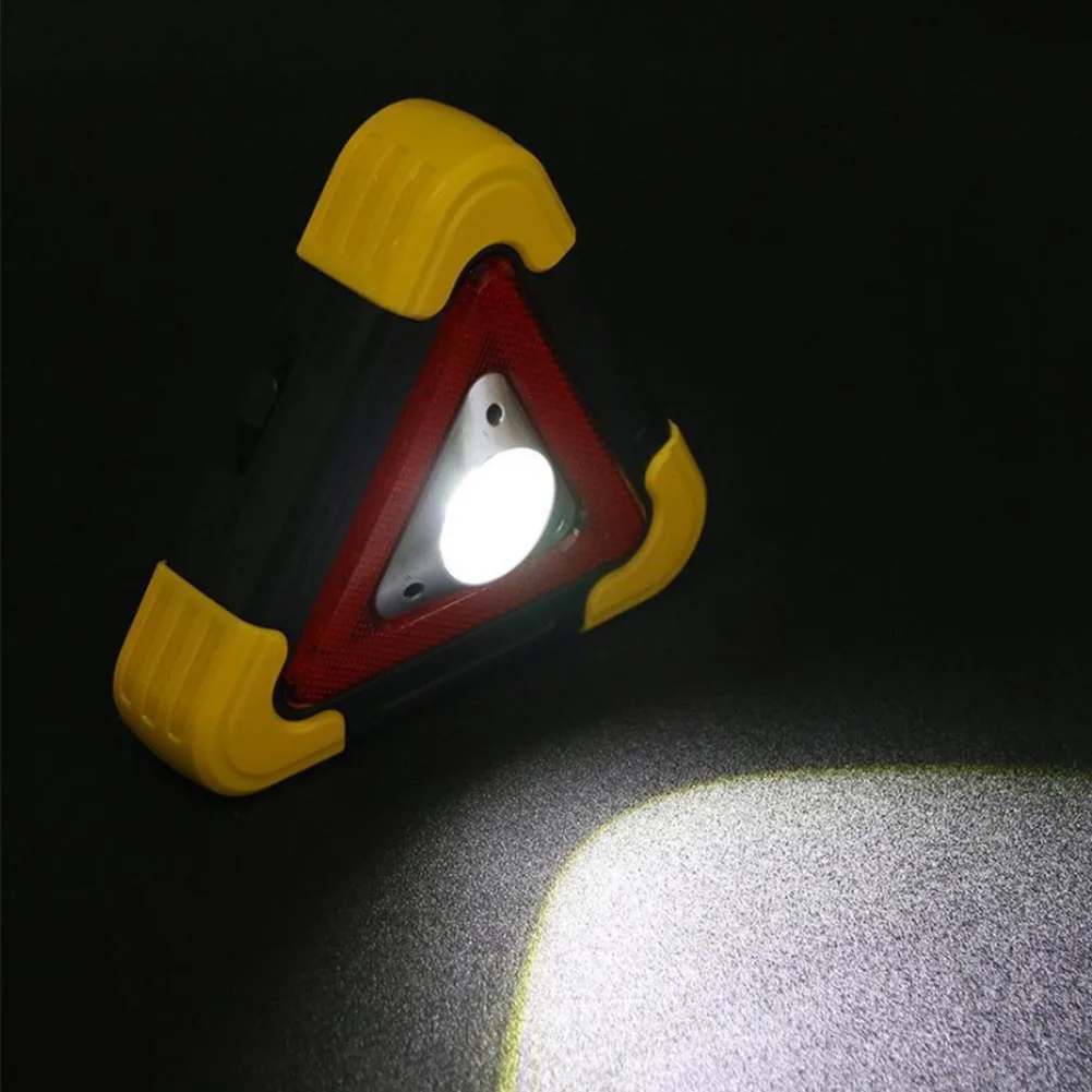 Portable Multi-Function Solar Charging LED Work Light Triple-cornered Warning Emergency Floodlight Spotlight Outdoor Cam | Лампы и