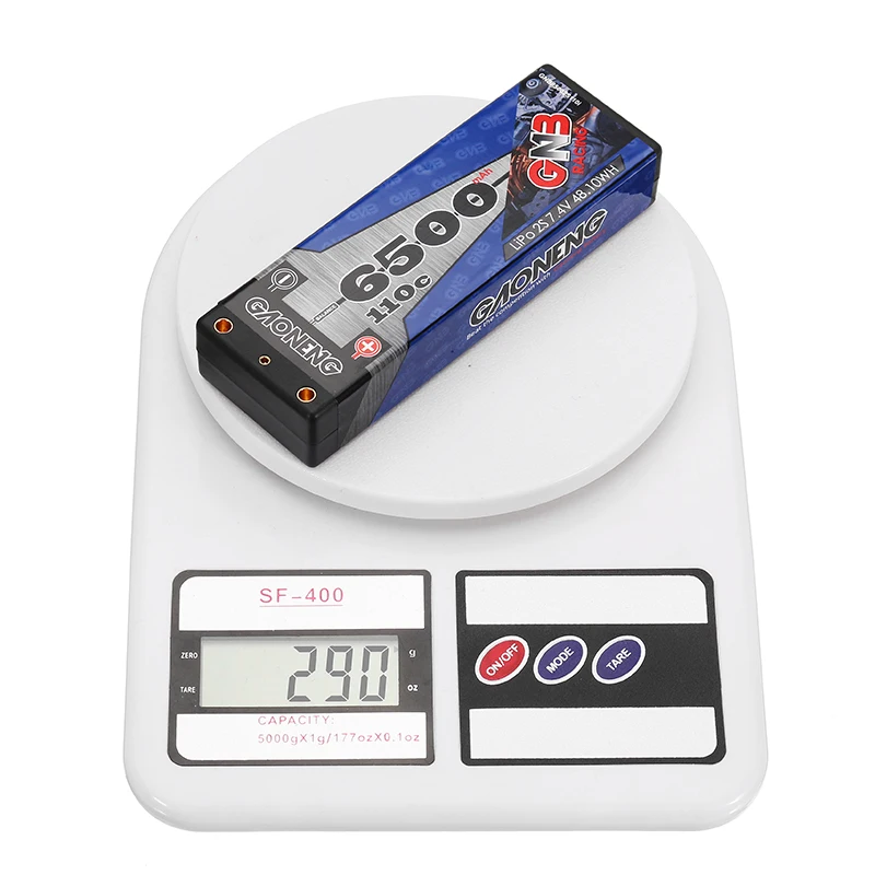 Gaoneng GNB 7 4 В 6500 мАч 110C 2S Lipo батарея с Т образным разъемом для 1:10 1:8 1/8 RC автомобиля