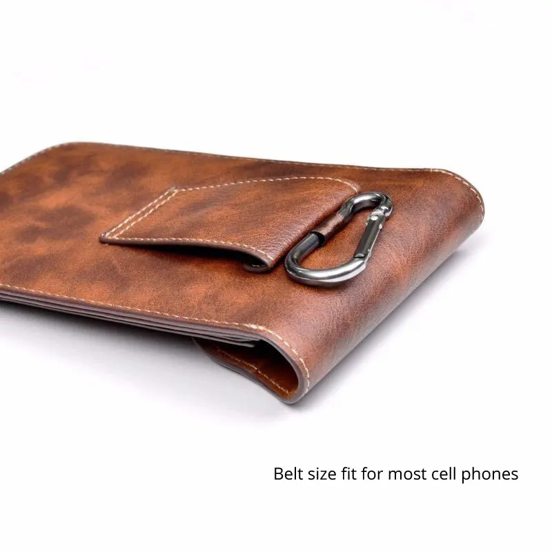 belt clip holster case for phone 6 5 inch mobile phone bag 2 pouchs for iphone x xr xs max 7 8 6 plus for samsung s10 s9 s8 plus free global shipping