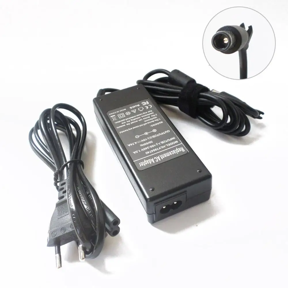 

Laptop Charger AC Adapter For HP ProBook 430 440 445 450 608428-001 608428-002 608428-003 PowerSupply Cord 19V 4.74A 7.4*5.0mm