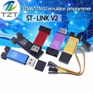ST LINK Stlink ST-Link V2 Mini STM8 STM32 симулятор загрузки программирования с крышкой кабель DuPont ST Link V2