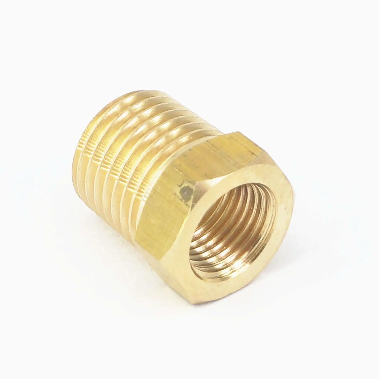 1/4 &quotBSPT Male x 1/8&quot NPT Female понижающая втулка латунный Соединительный соединитель
