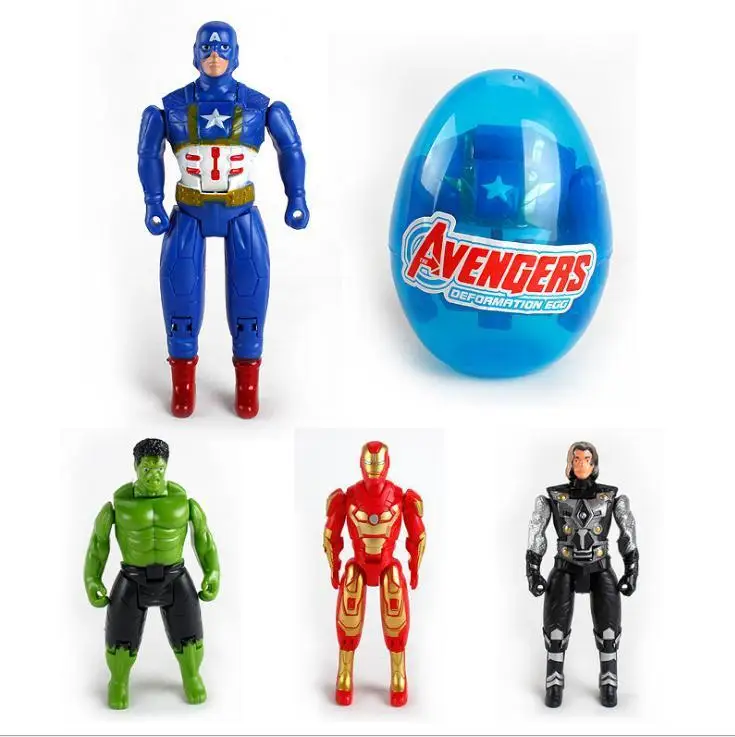 Marvel трансформируемый Железный человек Тор Капитан Америка Халк модель Мстители