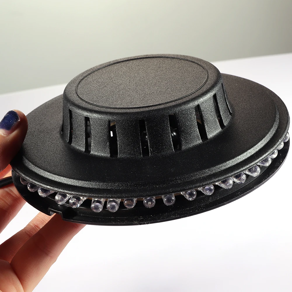 48 Светодиодный s RGB авто изменение цвета вращающаяся барная лампа UFO 8 Вт