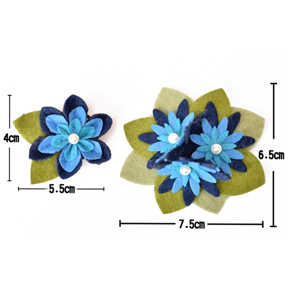 2 шт цветок брошь простой ручной работы нетканый тканевый нагрудник булавка