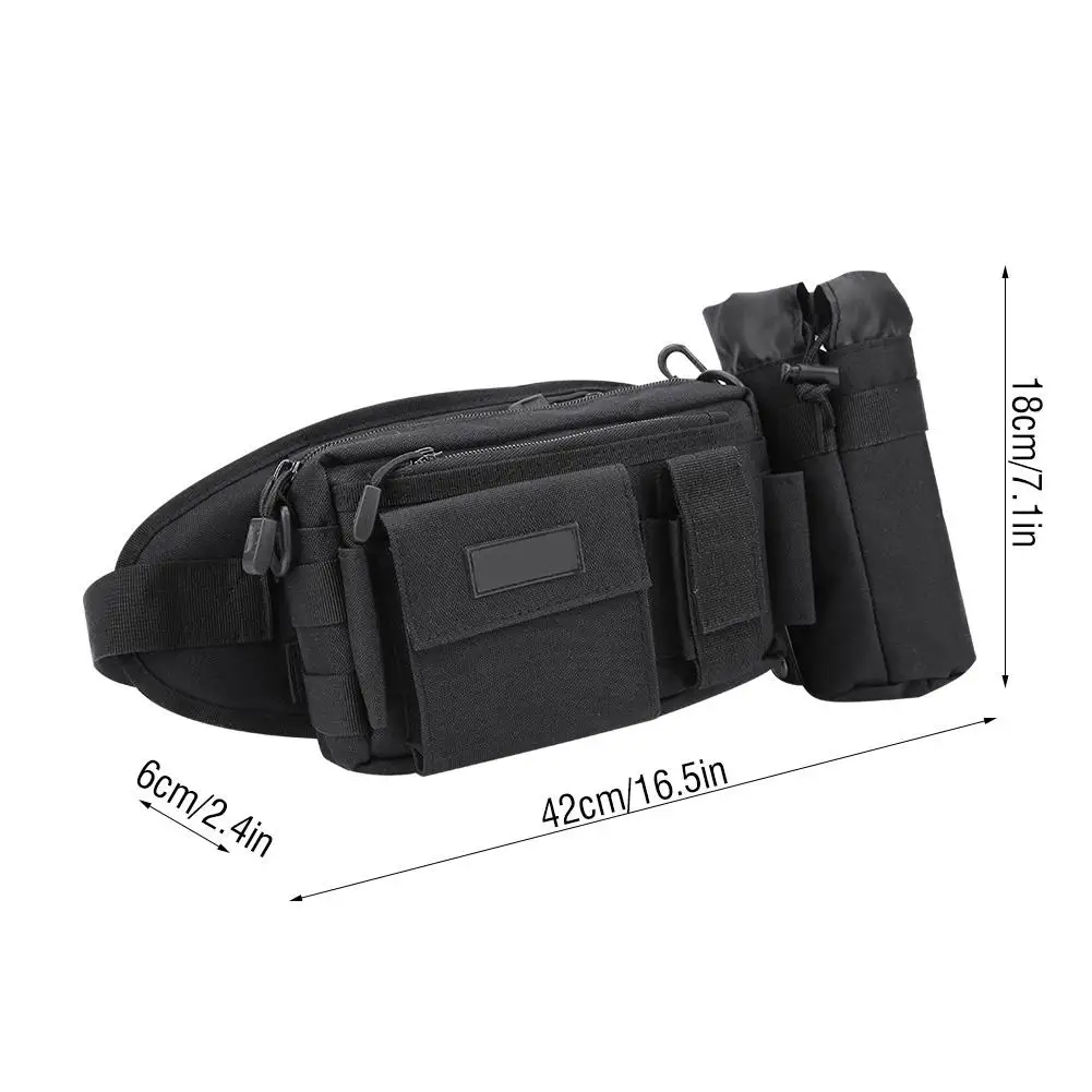 Портативная наружная поясная сумка на ремне для хранения удочек рыболовных