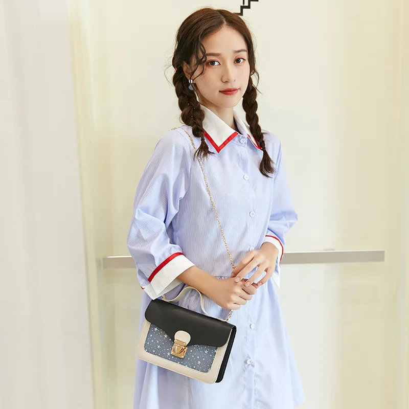 Модная Современная Звездная женская сумка на ремне 2019 Роскошная маленькая для