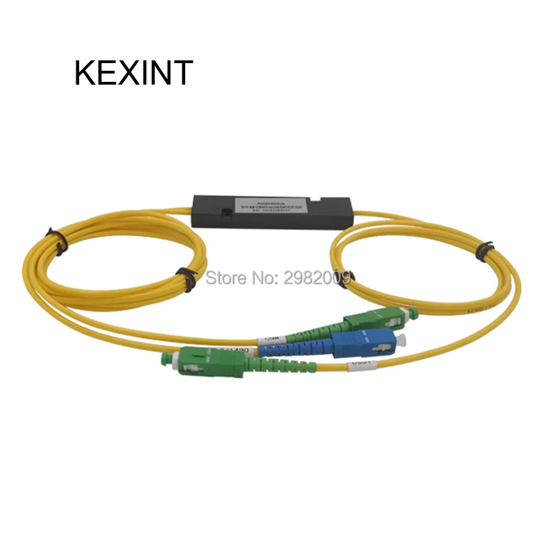 KEXINT FWDM 1*2 1m 3 0 SC/UPC данные: 1310 нм 1490 SC/APC COM TV 1550 изоляция 55bB|Оптоволоконное