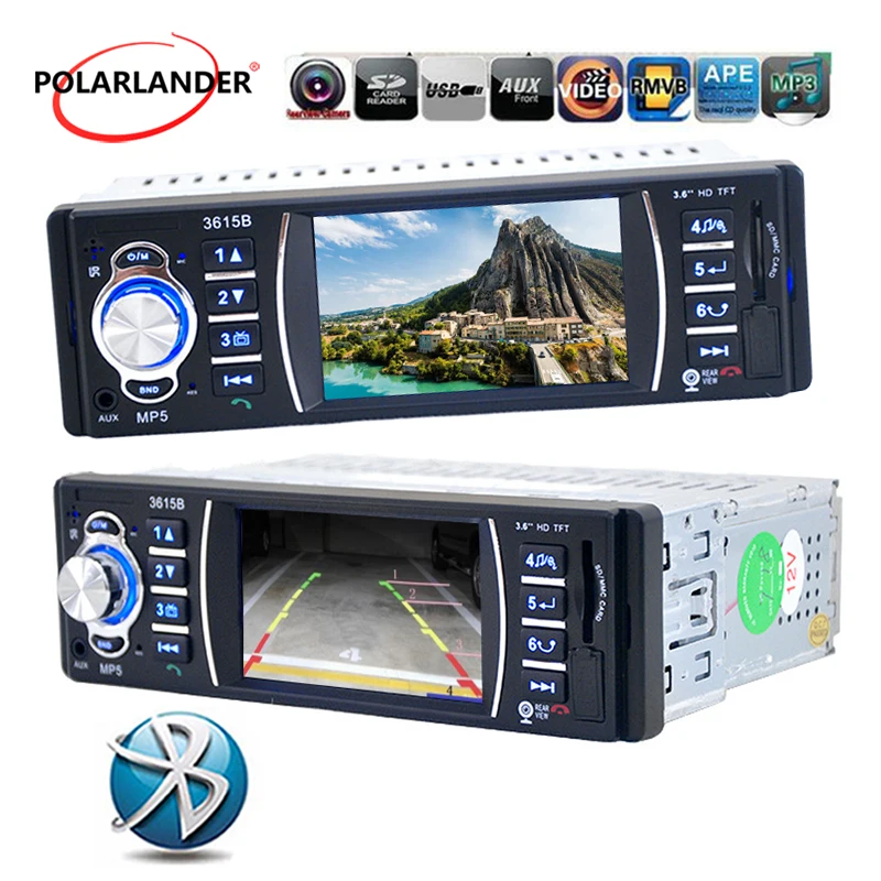 Автомагнитола 1 Din 3 5 дюйма AUX IN/SD/USB с дистанционным управлением|mp4 mp5|audio car dincar radio