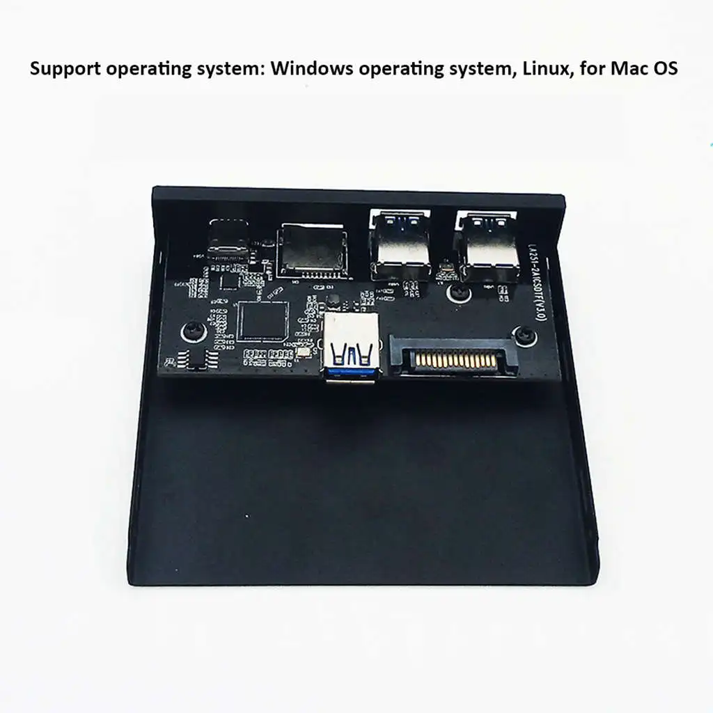 Кардридер 33S50 Rtk 3 в 1 ПК Фронтальная панель медиапорт Type C два порта Usb 0 с кабелем