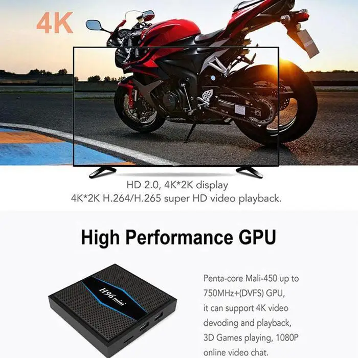 H96mini Smart tv box Android 7 1 2 4G/5G Wifi Bluetooth 4 0 S905W Четырехъядерный 4k Full HD медиаплеер Netflix H96 мини