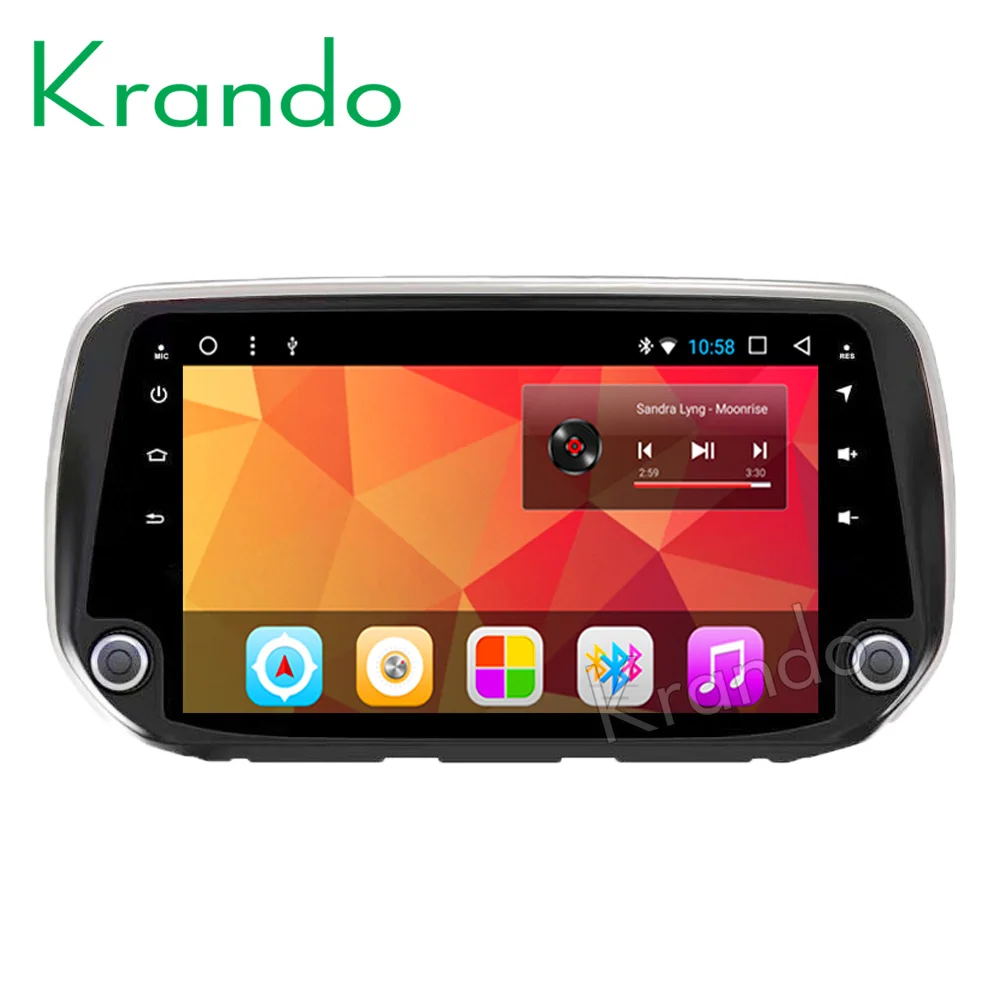 Krando Android 8 1 9 &quotбольшой экран Автомобильная Мультимедийная система Радио Аудио