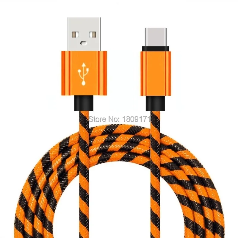 1 м 25 см 2A быстрой зарядки USB кабель с нейлоновой оплеткой из алюминиевого сплава