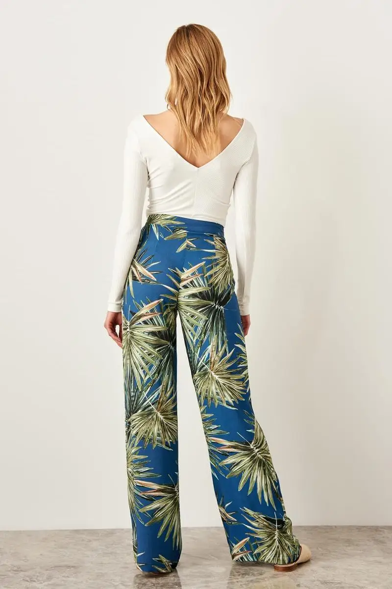 Trendyol разноцветные брюки TWOSS19RM0014 | Женская одежда