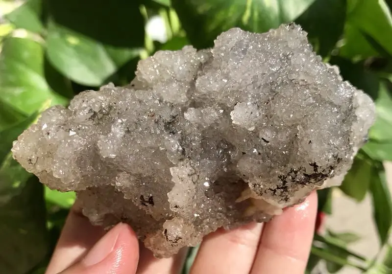 

Natural gray crystal cluster specimens small crystal clusters