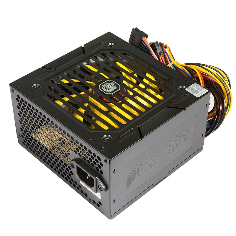 140 260V Max 500W блок питания для компьютера Pc Cpu 12V 20 + 4 pin 120Mm Silent Fan Pcie E Sata адаптер Intel Amd