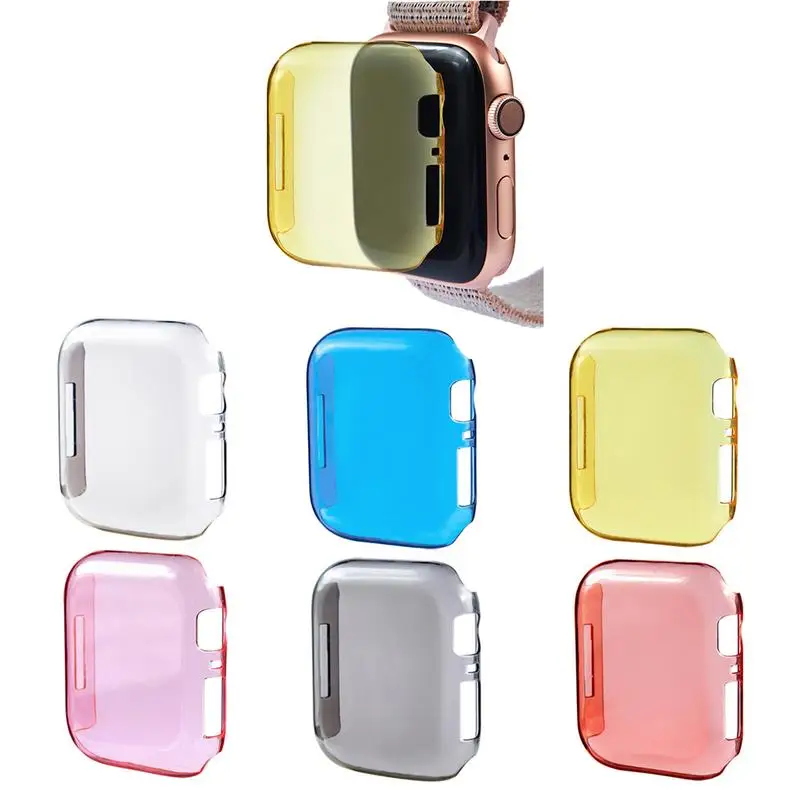 Экран протектор для наручных часов Apple Watch iWatch S4 серии 4 прозрачный жесткий чехол