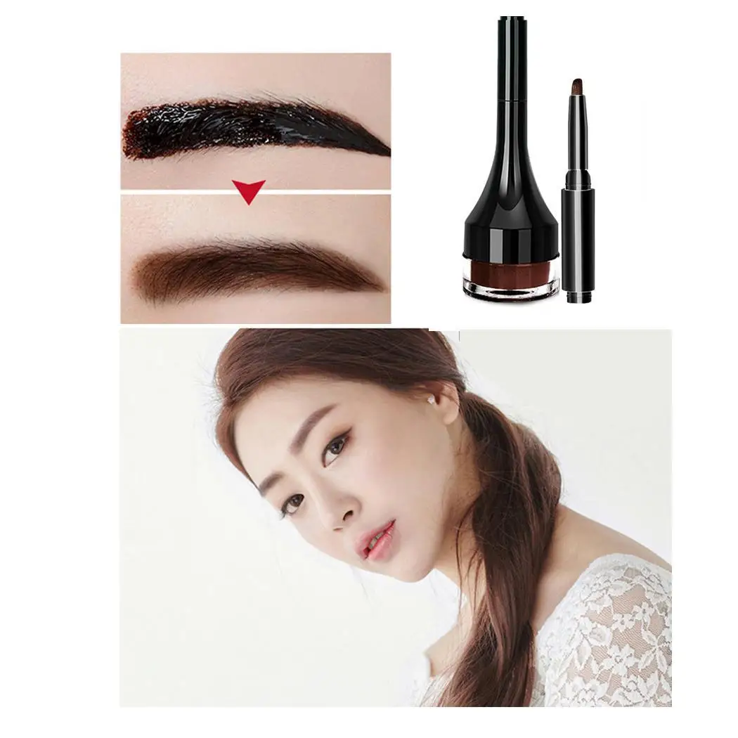 Природные наконец Водонепроницаемый разрывая для бровей 5 косметический