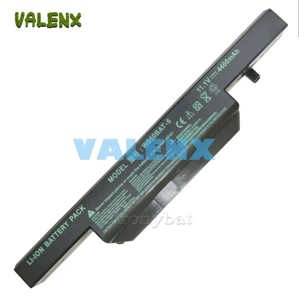 Аккумулятор для ноутбука Hasee K610C K650D K570N K710C K590C K750D series Clevo W650S 11 1 В 4400
