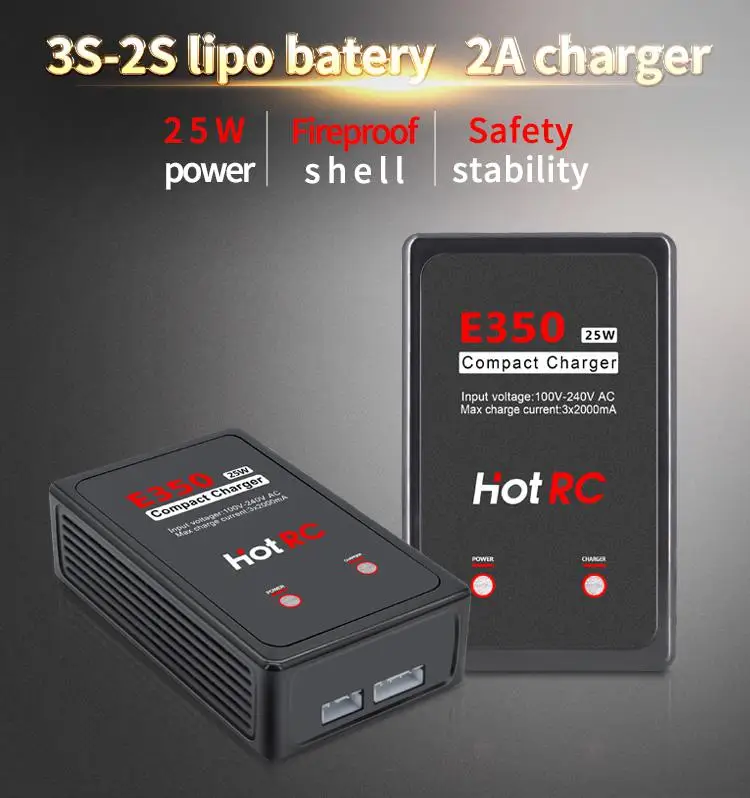 Оригинальное зарядное устройство Lipo E350 Pro 7 4 В/11 1 В интеллектуальное с ячейками 2s