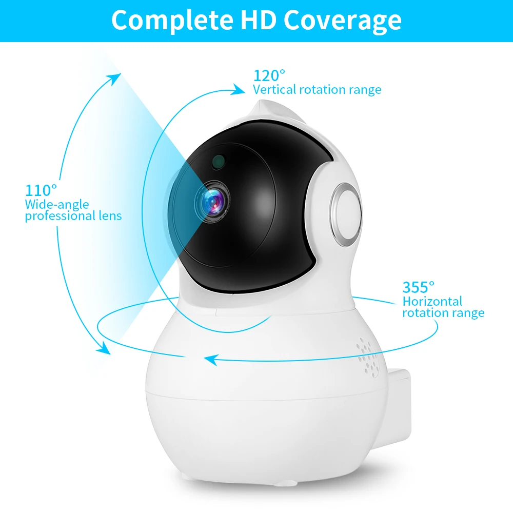 ZD HGM130B V7 1080 P HD Smart IP Камера с Ночное видение для домашной безопастности|Камеры