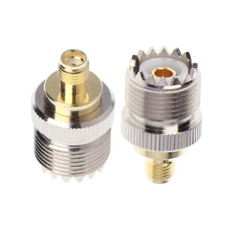 JXRF разъем 2 шт. RF адаптер UHF SMA Мужской мужской PL259 SO239 РЧ коаксиальный