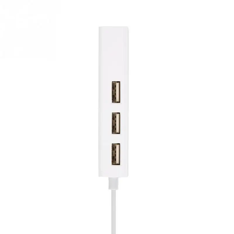 USB 2 0 концентратор типа C к RJ45 Ethernet Gigabit LAN 3 порта адаптер Белый|USB-хабы| |