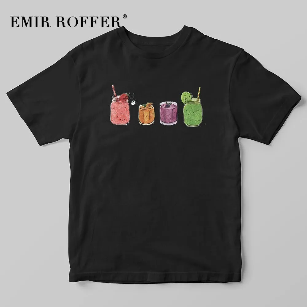 EMIR ROFFER 2019 Fashion Summer Cool Drink Korean Style Female Print T-Shirt Graphic Tees Women Harajuku Kawaii T Shirt Top | Женская