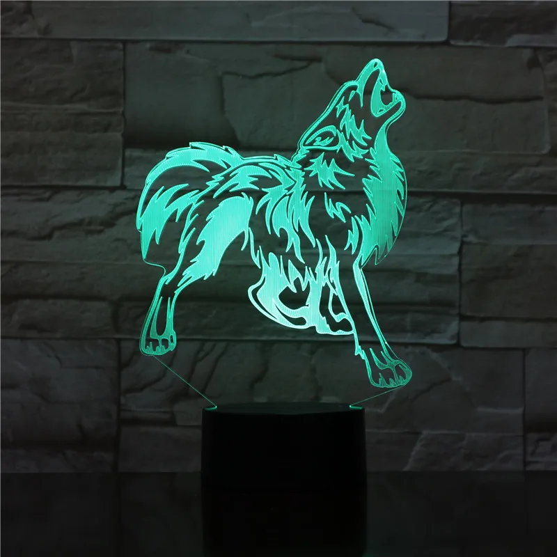 Ночники светодиодсветодиодный в виде животных 3D 1750|Ночники| |